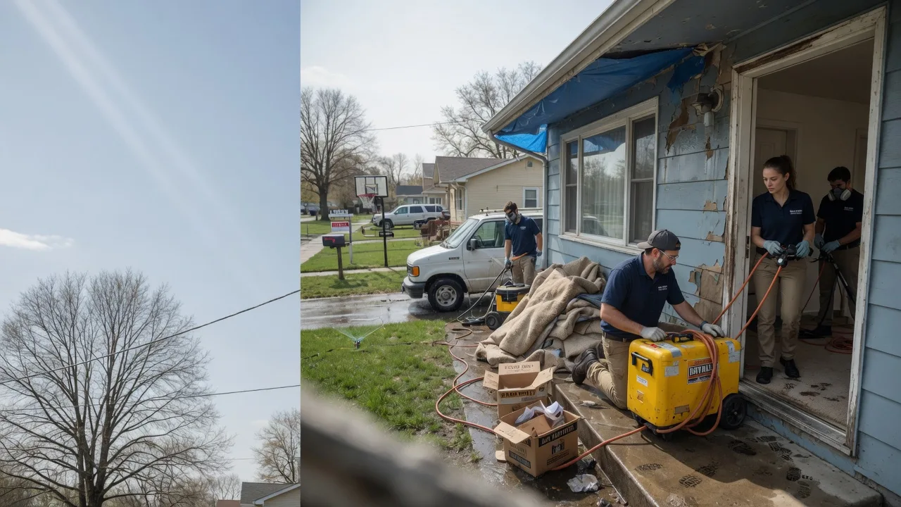 Basement Flood Cleanup in Debord, KY near me